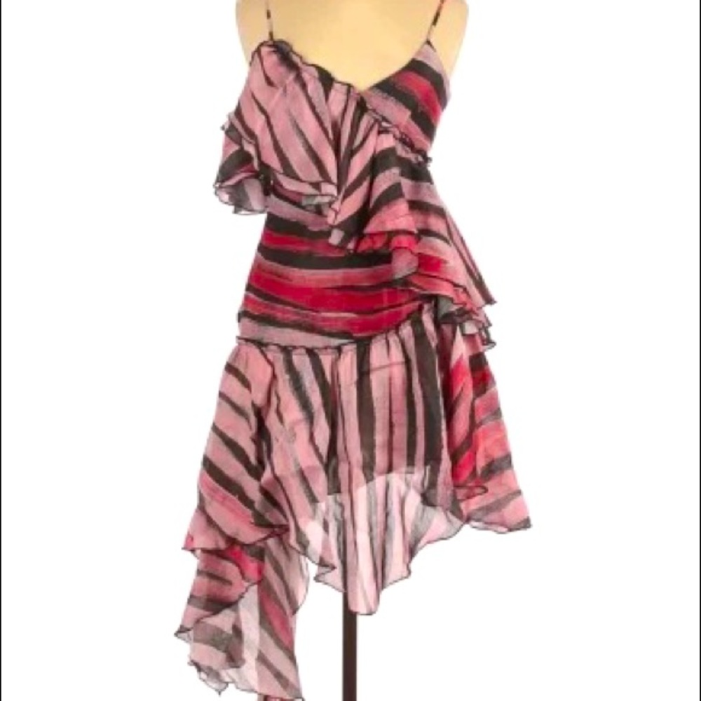 Aje Asymmetrical Hem Dress